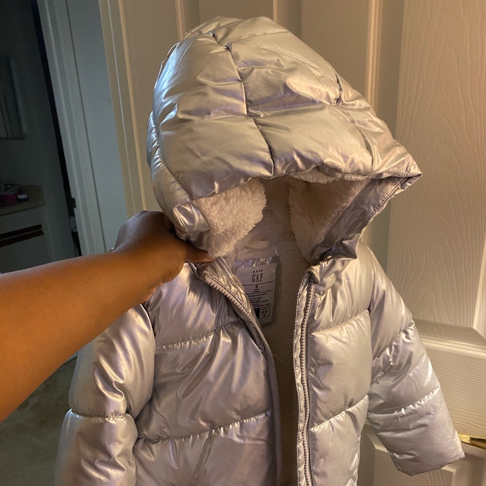 Kids metallic Gap coat